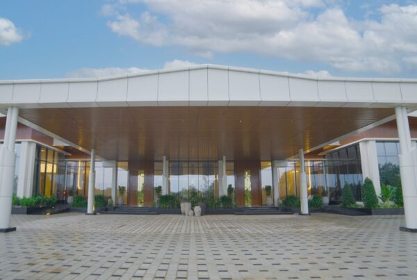 Grand Entrance of Zen Convention Hall in Hyderabad
